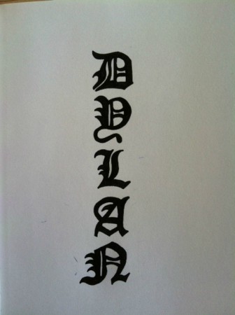 Eerst zelf uit getekend.